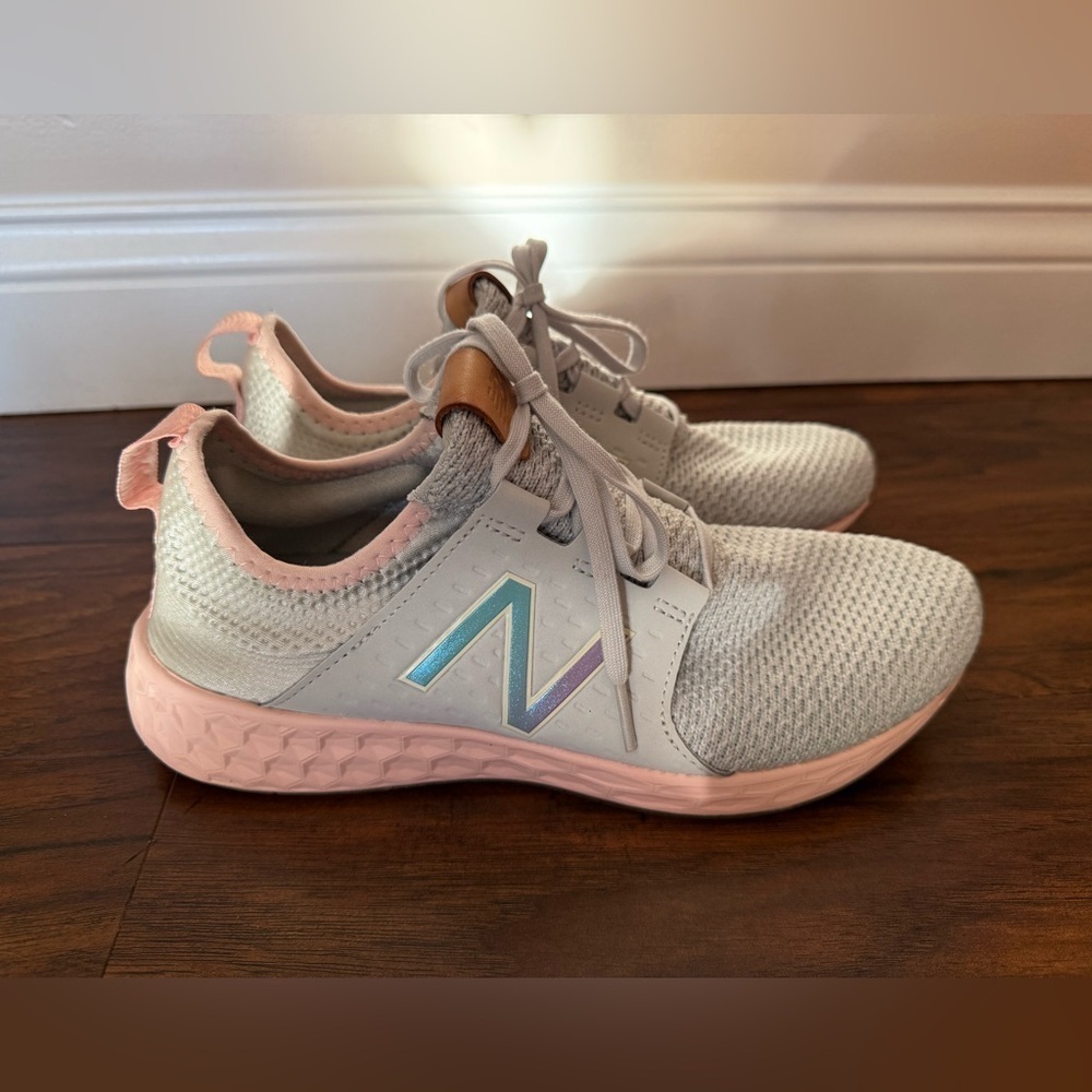 New Balance Fresh Foam Cruz V Reissue Women's Sneakers - White and Pink-Size 9.5 - Picture 8 of 12